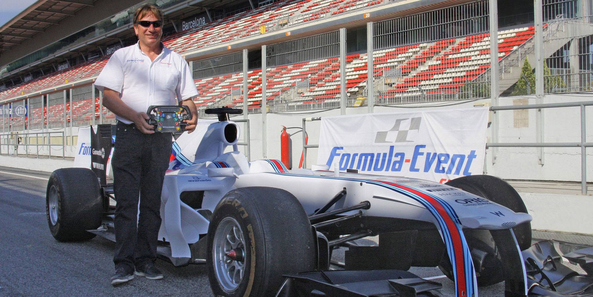 René Wolff mit Formel 1 Rennwagen zum selber fahren auf Rennstrecke